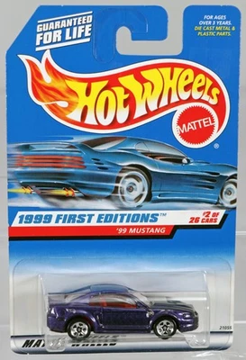 Hot Wheels 1999 Ford Mustang 1999 First Editions Series - 21056 NRFP Purple/Red - Image 1 of 4