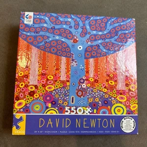 David Newton 550 Piece Jigsaw Puzzle Ceaco 20 Square Welcome Hills Tree COMPLETE - Picture 1 of 6