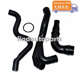 Engine Crankcase Breather Hose Kit For VW MK4 Audi 06A103221AH 06A103213AF - Picture 1 of 11