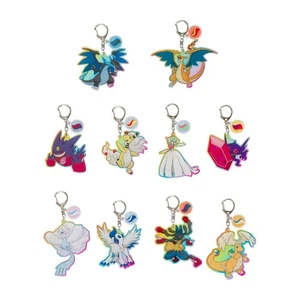 Pokemon Z-A Acrylic Keychain Collection: Mega-Evolved Pokémon & Mega Stones BOX - Picture 1 of 4