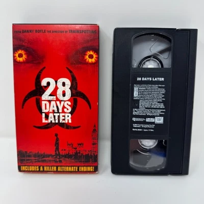 28 Days Later VHS Tape Black Alternate Ending 2003 Horror Zombie Movie - Image 1 of 4