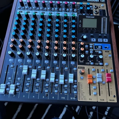 8 Track Recorder Tascam Model 12 Integrated Production Mixer  w/ bag - Image 1 of 4