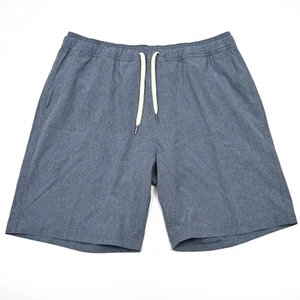 Fair Harbor The One Short Mens Large Lined Hybrid Classic Blue Casual Workout - Picture 1 of 9