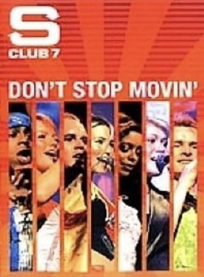 S CLUB SEVEN 7 DON'T STOP MOVIN DVD Music Video Concert UK Dont Do Not Moving - Image 1 of 1