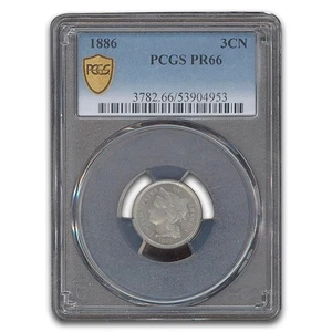1886 Three Cent Nickel PR-66 PCGS - Picture 1 of 3