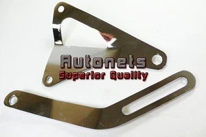 Ford Chrome Alternator Bracket Set SB Ford 289 302 Mustang Small Block SBF - Picture 1 of 3
