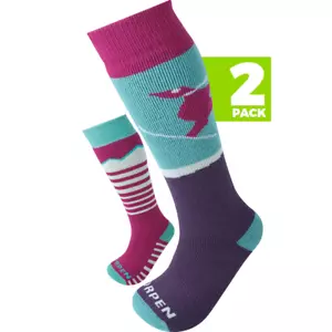 Paquete de 2 calcetines de esquí Lorpen Merino Eco Kids - Imagen 1 de 15