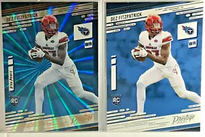 2021 Dez Fitzpatrick Prestige Xtra Points Sunburst & Base RC #276. Titans WR - Bild 1 von 5