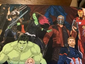 Marvel Avengers Cotton Fabric 9”x44” - Picture 1 of 3