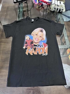 Vintage Aaron Carter T Shirt Men’s Small New With Stickers Band Concert - Bild 1 von 14