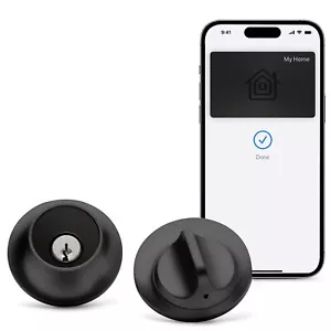 Bloqueo de nivel + Smart Lock Plus Apple Home Keys Apple HomeKit (negro mate) - Imagen 1 de 9