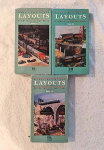 Great Toy Train Layouts of America Part I, II & III VHS Tapes - Picture 1 of 14