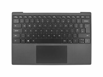 Genuine Original Dell XPS 9310 9300 Palmrest UK Layout £ Backlit Keyboard 72D0C - Image 1 of 2