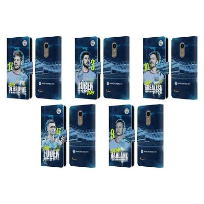 MANCHESTER CITY MAN CITY FC 2022/23 FIRST TEAM LEATHER BOOK CASE FOR LG PHONES 1 - Image 1 of 4