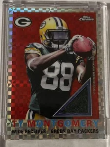 2015 Topps Chrome #T60R-TM Ty Montgomery 60th Anniversary Relics Xfractors #/99 - Picture 1 of 2