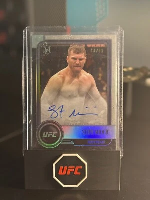 Stipe Miocic 2020 UFC Topps Museum Collection MA-SM Auto /99 - Image 1 of 2