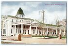 C1910 Cushman Hotel Building Petoskey Michigan Mi Vo Hammon Publishing Postcard