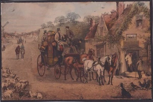 1820 Print Calling for Letters Superb Illustration for Line Engraved Collection - Picture 1 of 1