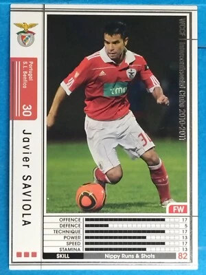 WCCF Intercontinental Clubs 256/352 2010-2011 Javier Saviola Japan Pre-Owned - Image 1 of 2