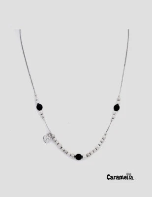 CARAMELLA  gioielli    girocollo / COLLANA  argento  925 con pietre - Immagine 1 di 2