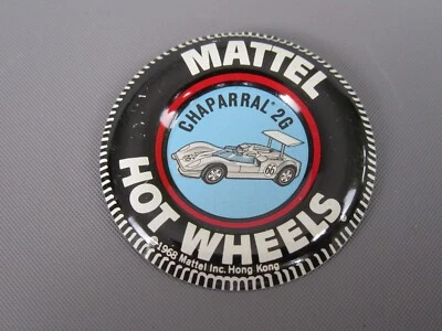B87 Hot Wheels Redline Hong-Kong 1968 Chaparral 2G Pulsante Metallo Origine - Immagine 1 di 4