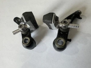! VINTAGE OLD SCHOOL SHIMANO DEORE LX CANTI BRAKE BLACK AS PICTURED W/ PADS - Picture 1 of 6