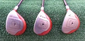 Set of TaylorMade Firesole 4,5,7 Fairway Woods, Reg. Flex R-80 Bubble Shaft, RH - Picture 1 of 10