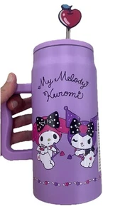 1.5L Sanrio Kuromi Tumbler My Melody Kawaii Anime Cartoon Coffee Pot Thermos New - Picture 1 of 5