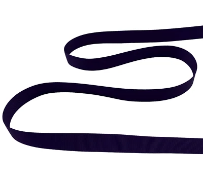 Grosgrain Ribbon Eggplant 5/8" Dark Purple 10 yds Polyester First Class Shipping - Image 1 of 4