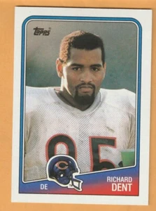 Richard Dent Chicago Bears 1988 Topps #80 Salón de la fama Tigres del Estado de Tennessee - Imagen 1 de 2