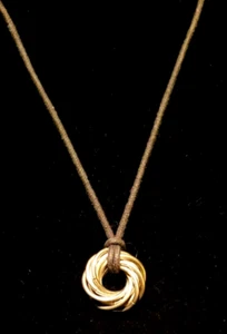 Stainless Steel Chain Maille Toroid Necklace - Picture 1 of 1