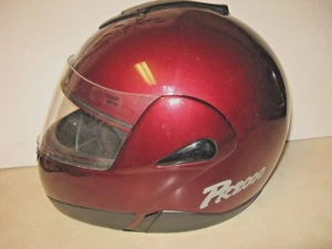 Airoh Flip-Up Full-Face Helmet / PR200 / Color Maroon - sz Med. - Picture 1 of 9