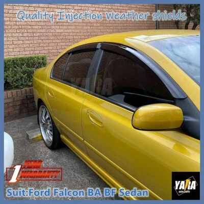 For 02-08 Ford Falcon BA BF Sedan Injection Weathershields Weather shields tinte - image 1 of 4