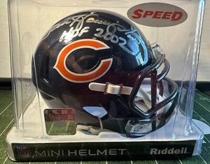 Dan Hampton Autograph Auto Mini Helmet “HOF 2002” Chicago Bears Tristar COA - Picture 1 of 7