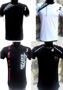TEE SHIRT HOMME BLANC ou NOIR. 5 tailles - Foto 1 di 9