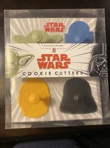 Williams Sonoma Star Wars Cookie Cutters Set Of 8 Brand NIB Yoda Darth Vader - Picture 1 of 5