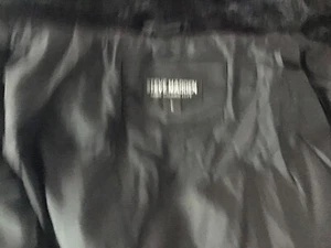 Steve Madden Womens Down Bomb Jacket Black Large New - Picture 1 of 7