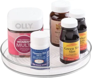 Idesign Recycled Plastic Lazy Susan Turntable Organizer Pantry, Bathroom - Picture 1 of 12