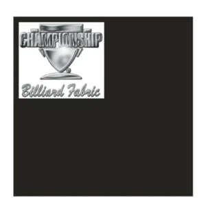 CHAMPIONSHIP COUTURE POOL TABLE CLOTH 8FT CHRISTIAN (CHARCOAL) - Picture 1 of 3