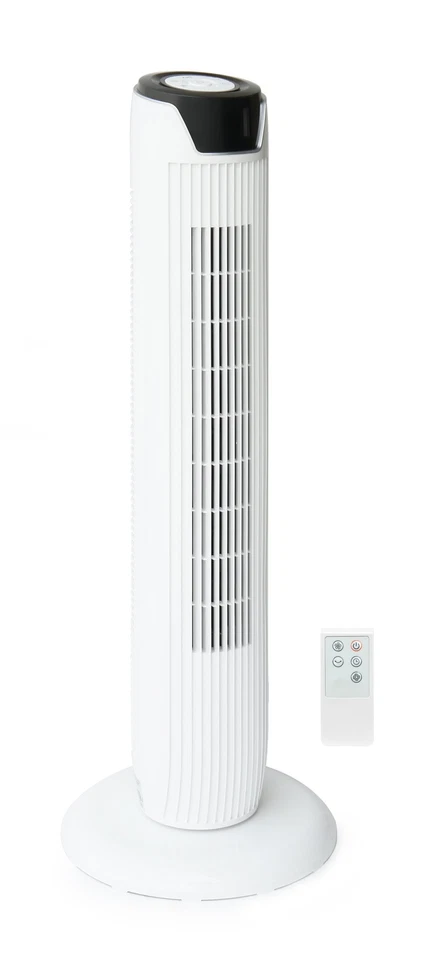 SPT 120V / 60Hz 36" Tower Fan with Remote and Timer in White - SF-1536W