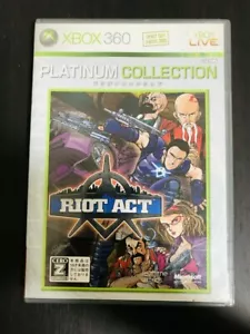 Riot Act Realtime Worlds Microsoft X-Box 360 Japanese Version Action Retro Games - Picture 1 of 12
