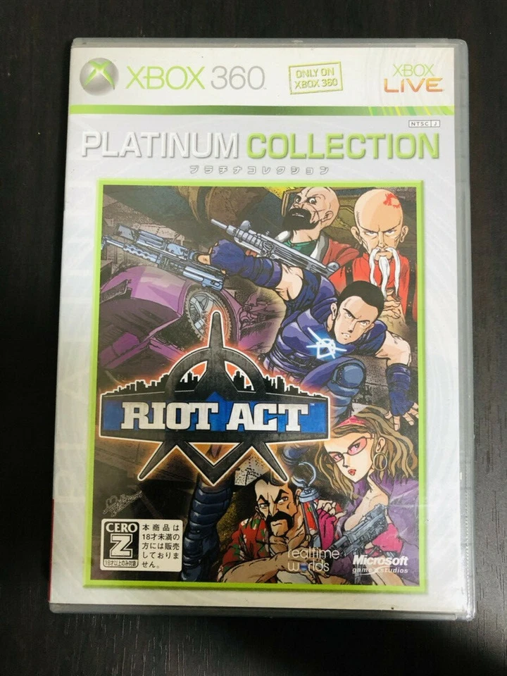 Riot Act Realtime Worlds Microsoft X-Box 360 Japanese Version Action Retro Games - Image 1 of 4