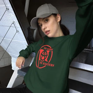 No Gods No Masters Anarchist Flag Shirt Anarchy Punk Protest Womens Sweatshirt - Picture 1 of 13