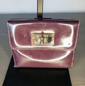 Gucci Bifold Wallet - Purple Patent Leather w/ Silver Hardware (Tom Ford Era) - Picture 1 of 13