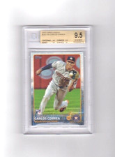 CARLOS CORREA 2015 TOPPS UPDATE RAINBOW FOIL RC #US174 BGS 9.5 GEM 10 CENTERING