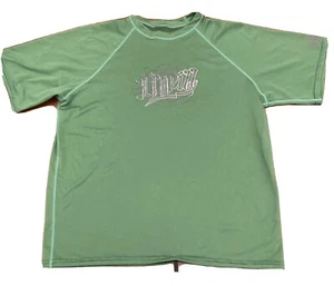 Oneill Skins Herren Rash Guard Large 50+ UV Sonnenschutz Grün SS Loose Water - Bild 1 von 11