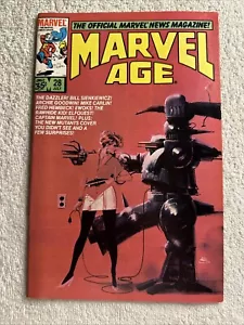 Marvel Age #28 Bill Sienkiewicz The Official Marvel News Magazine - Picture 1 of 2