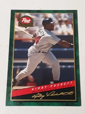 Kirby Puckett Minnesota Twins 1994 Post Card #4 - Image 1 of 2