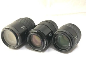 [Excellent+++]MINOLTA AF [100-300mm][100-200㎜][35-105㎜] Zoom Lens 3SET FromJapan - Picture 1 of 7