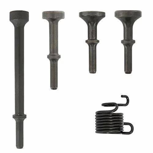 5 Pcs Air Hammer Bits Accessories 0.401 Inch Shank Pneumatic Chisel Air Hammer